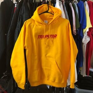 Sweaters - Trapstar Hoodie - Mustard Sweaters - Trapstar Hoodie - Mustard